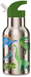 Crocodile Creek Edelstahlflasche/Dino Welt