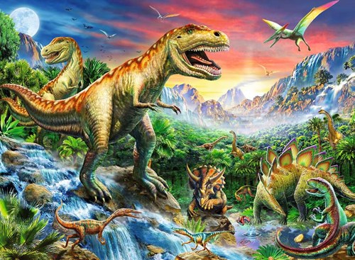 Ravensburger Dinosaurier XXL Puzzle - 100 Teile Kinderpuzzle-2