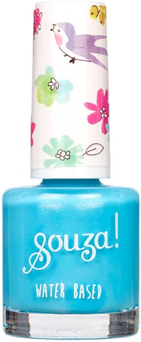 Souza for Kids Nagellack aqua blue pearl Kinder Nagellack 1 Stück