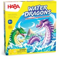 Haba Lernspiel Water dragons - buntes Karton-Brettspiel für Kinder