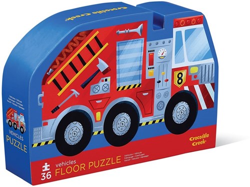 Crocodile Creek Fahrzeug geformtes Puzzle - 36 Stücke