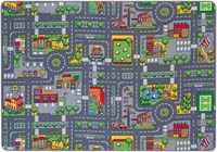 Eduplay Spielteppich Verkehrsteppich 140 x 200 cm - Spielmatte für Autos