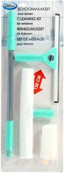 Fensterabzieher mit Teleskopstiel Fensterwischer 130 cm grün Reinigung