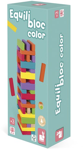 Janod Gleichgewichtsspiel - Holz Turm Jenga Gesellschaftsspiel-3