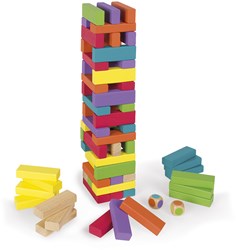 Janod Gleichgewichtsspiel - Holz Turm Jenga Gesellschaftsspiel