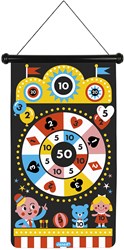 Janod Dartspiel - Magnetische Kirmes Dartscheibe für Kinder