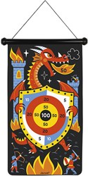 Janod Dartspiel - Magnetische Dartscheibe Drachen für Kinder