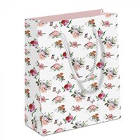Ambiente Geschenktasche Geschenkverpackung Charlotte White Luxuspapier
