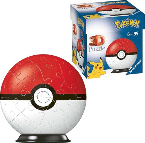Ravensburger 3D Puzzle Pokémon Pokéball - 54 Teile Spielzeug-3