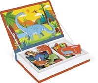 Janod Magnetbuch Dinosaurier - Lernspielzeug mit Magneten für Kinder-3