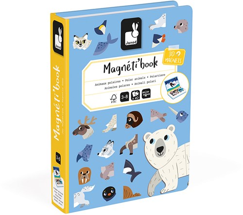 Janod Magnetibook – Arktische Tiere