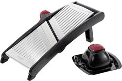 Westmark Mandoline Küchengerät mit Drehknopf und Fingerschutz