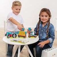 Beleduc Blockpuzzle Bauernhof Lernspielzeug bunt Karton-3