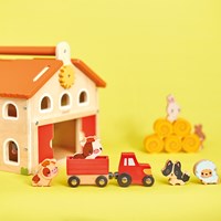 Janod Bauernhof Holzspielzeug - Mein erster Bauernhof Set mit Zubehör-3
