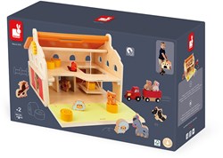 Janod Bauernhof Holzspielzeug - Mein erster Bauernhof Set mit Zubehör