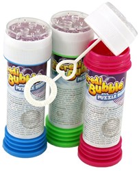 Seifenblasen Spielzeug mit Geduldspiel - 60 ml bunter Spaß