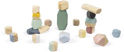 Janod Sweet Cocoon Stapelsteine - Holzbausteine für Kinder ab 2 Jahren