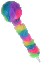 Plüsch Regenbogen Kugelschreiber farbenfrohes Schreibwunder für Kinder