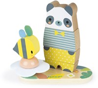 Janod stapelbares Spielzeug Pure Bär - Holz Stapelfigur-2