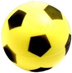 Softball Schaumstoff gelb - Spielzeug Ball 20 cm für drinnen und draußen