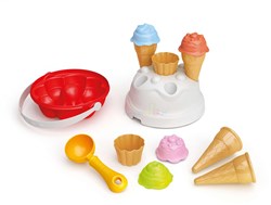 Adriatic Eimerset Spielzeug Kuchenform mit Eiswaffeln Strand