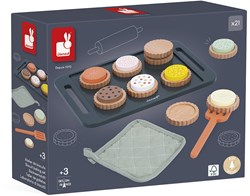 Janod Holz-Keks-Backset - Shiny Grandma - Spielzeugküche für Kinder