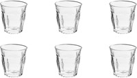 Duralex Wasserglas Picardie 250ml 6er Set stapelbar