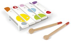 Janod Holz-Xylophon - Mini Confetti Musikinstrument für Kinder