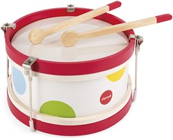 Janod Holztrommel - Confetti Musikinstrument für Kinder