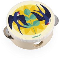 Janod Tamburin Musikinstrument für Kinder - fröhliches Spielzeug-2
