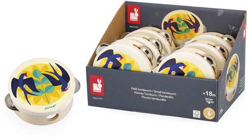 Janod Tamburin Musikinstrument für Kinder - fröhliches Spielzeug-3