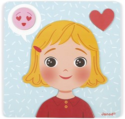 Janod Magnetspiel Emotionen - Lernspielzeug für Kinder