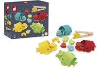 Janod Holz Farbenspiel Wal - Lernspielzeug Motorik für Kinder-3