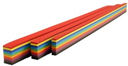Flechtstreifen Karton bunt Bastelstreifen 2x50 cm kreatives Spielzeug