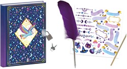 Janod Atelier - Zauberschule - Zauberbuch Tagebuch mit Schloss und Stift