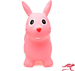Hippy Skippy Hüpfball Kaninchen rosa - Springtier für Kinder