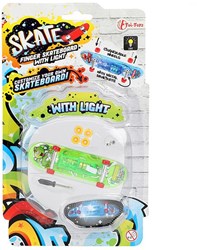 Toi-Toys Finger-Skateboard mit Licht und extra Rädern Spielzeug