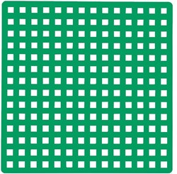 Plus-Plus Bauplatte grüne Basisplatten 12 Stück Konstruktionsspielzeug