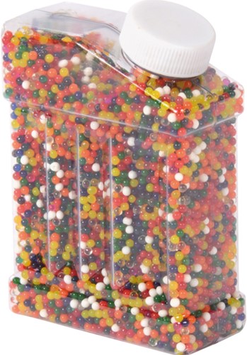 Sensory beads coloured