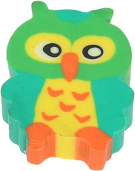 Duckiez Radiergummi Eule grün - niedliche Radiergummis für Kinder