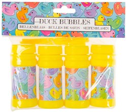 Bellenblaas Entchen Spielzeug Set 4x50ml buntes Mitgebsel Geschenk