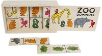 Domino FSC Holz pädagogisches Kinderspielzeug - Holz Dominospiel 28 Stück