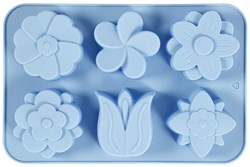Creativ Company Silikon Blumen Gießform 60x75 mm für Bastelspaß
