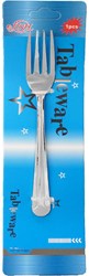 ARO houseware Kuchengabel Edelstahl 15cm silber auf Blisterkarte