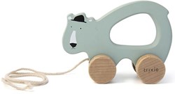 Trixie Holz Nachziehtier - Mr. Polar Bear - FSC Holz - Eisbär Spielzeug