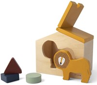 Trixie Holz-Formenbox - Mr. Lion - FSC Holzspielzeug gelb-2