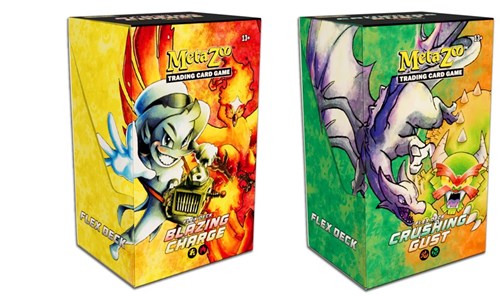 Asmodee MetaZoo Flex Deck Display Kartenspiel - 6 Decks - TCG Karten