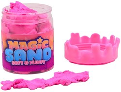 Johntoy Spielsand fluffy Sand 450 Gramm kreatives Spielzeug Multi Farben