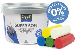 Creall Knete supersoft 5 Farben 1750gr - kreative Spielset