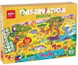 APLI Kids APLI - Junior Jungle Observation Puzzle (60 Teile)